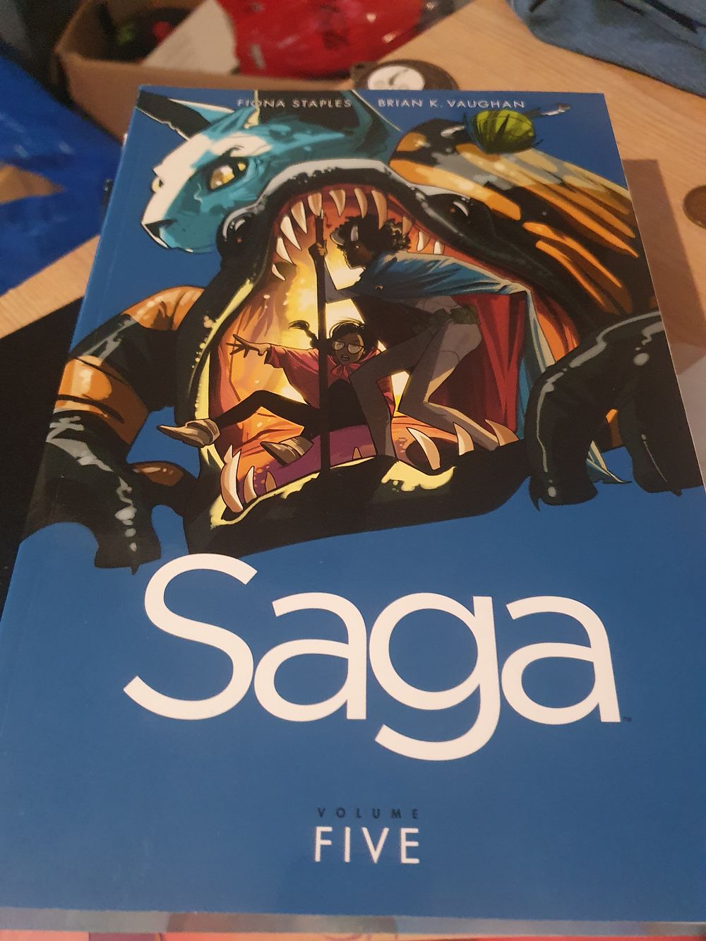 Lot 239: Saga large comic
