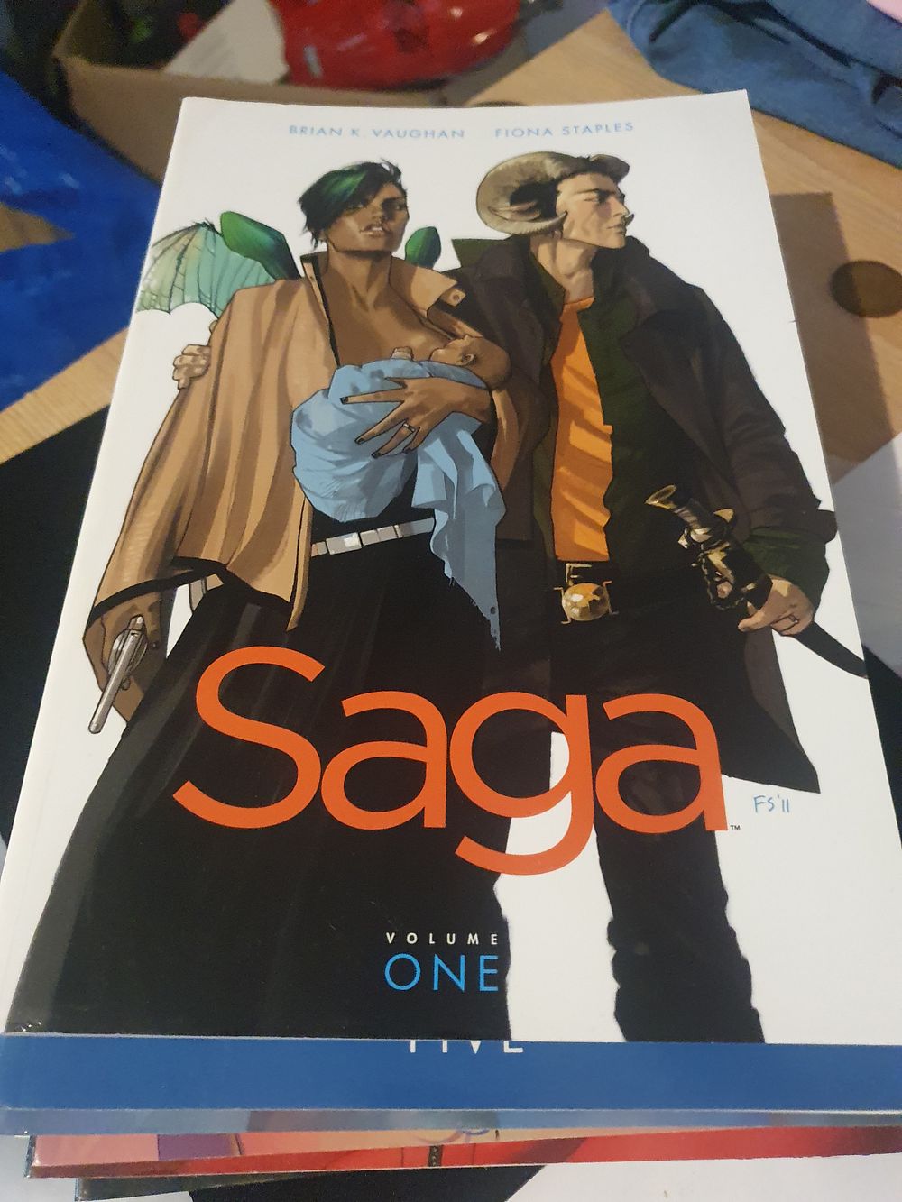 Lot 240: Saga large comic