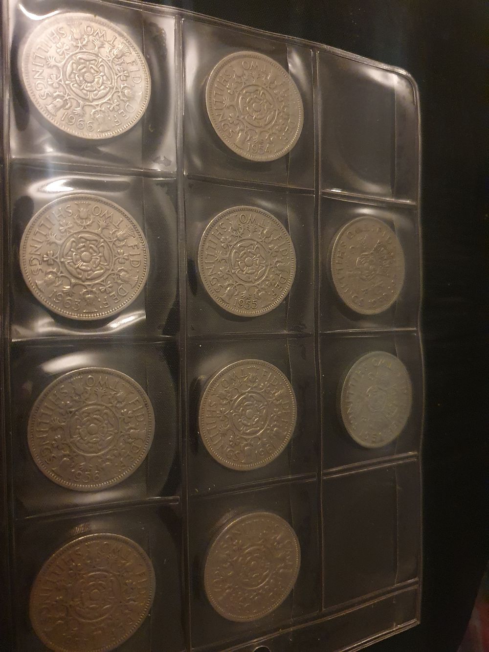Lot 149: Vintage two shillings lot