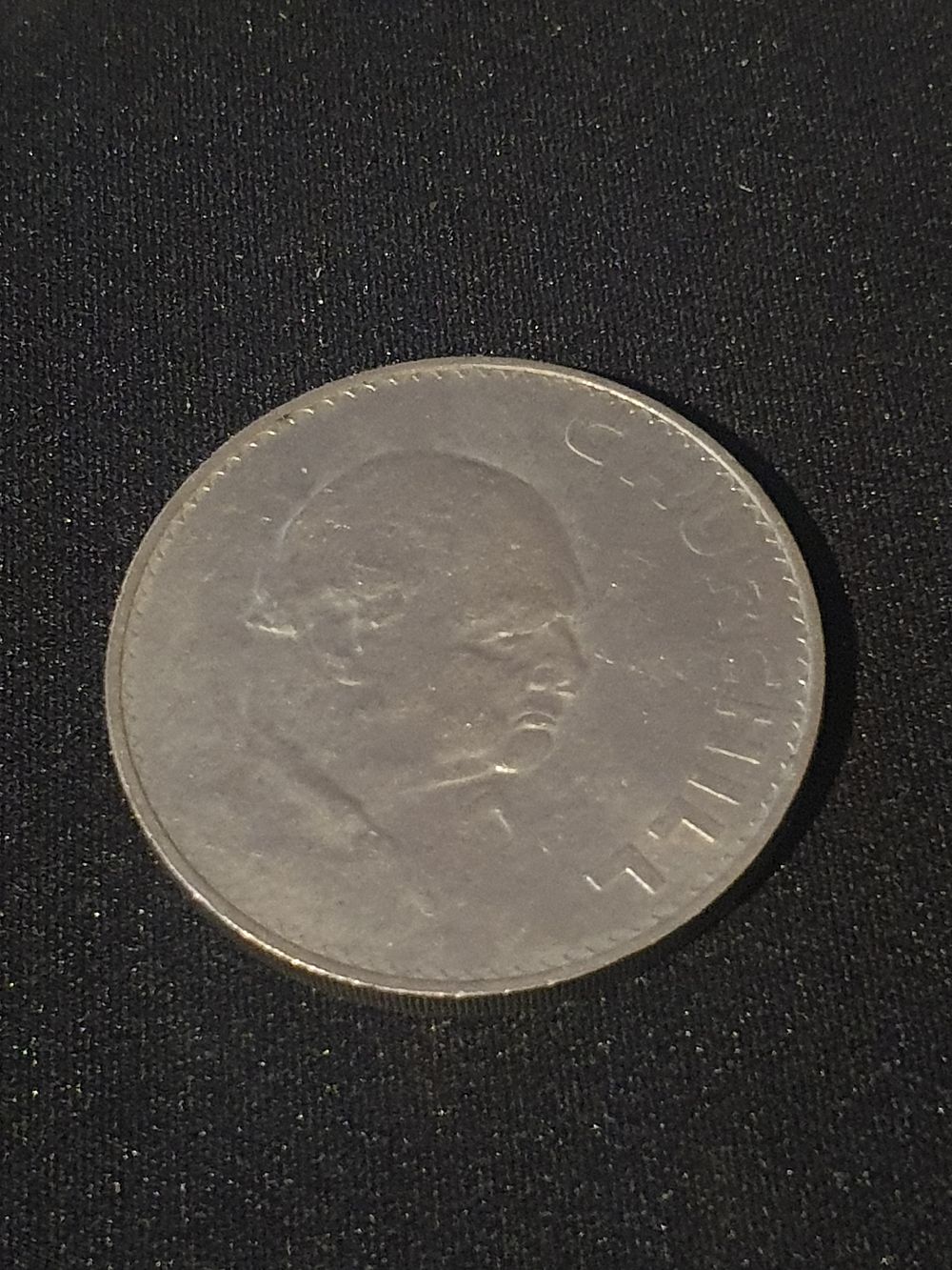 Lot 192: Vintage Churchill coin
