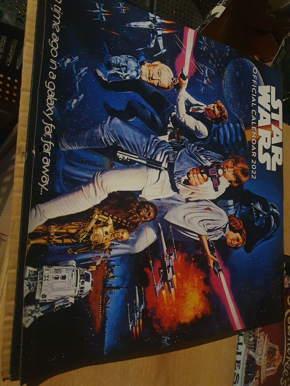 Lot 263: Star wars calendar