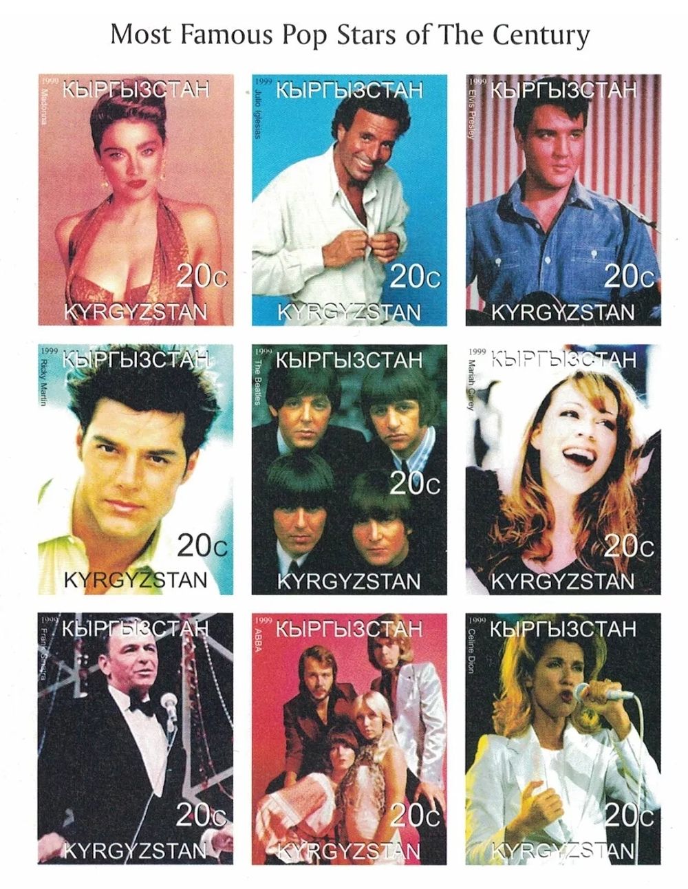 Lot 279: Famous stamps