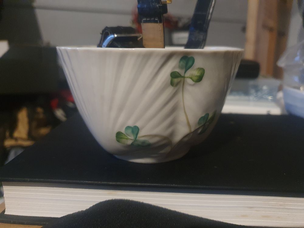 Lot 282a: Vintage Belleek bowl