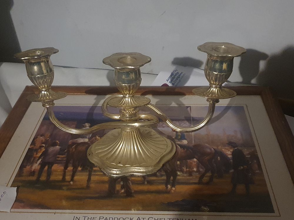 Lot 288: Vintage candelabra