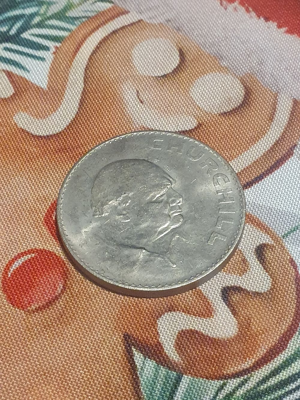 Lot 209: Vintage Churchill coin