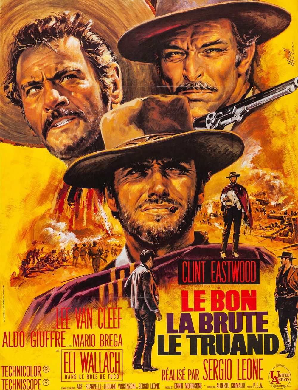 Lot 153: Clint Eastwood High Gloss print in cardboard sleeve