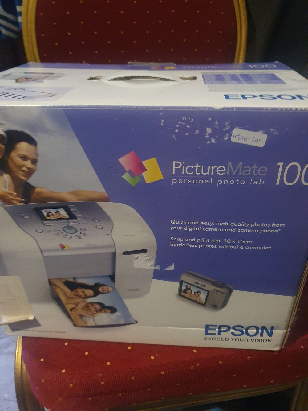 Lot 103: Epson boxed picture mate printer