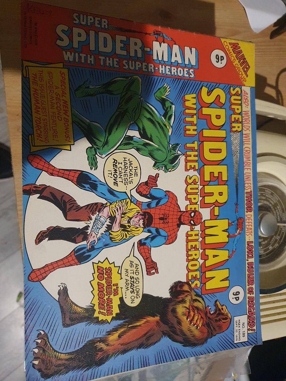 Lot 152: 1976 spiderman comic