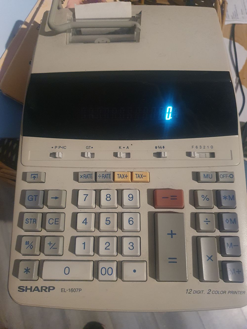 Lot 274: Sharp till calculator electronic