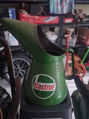 Vintage castrol half gallon jug