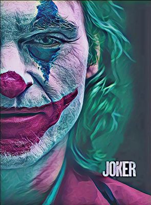 Joker high gloss print in cardboard sleeve