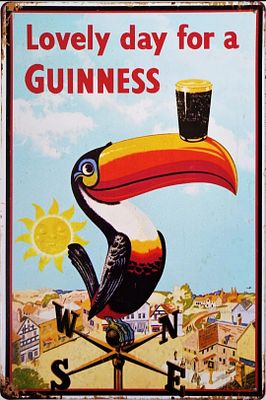 Guinness high gloss print in cardboard sleeve