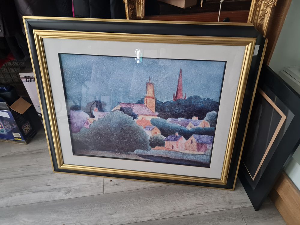 Lot 262: Large framed picture