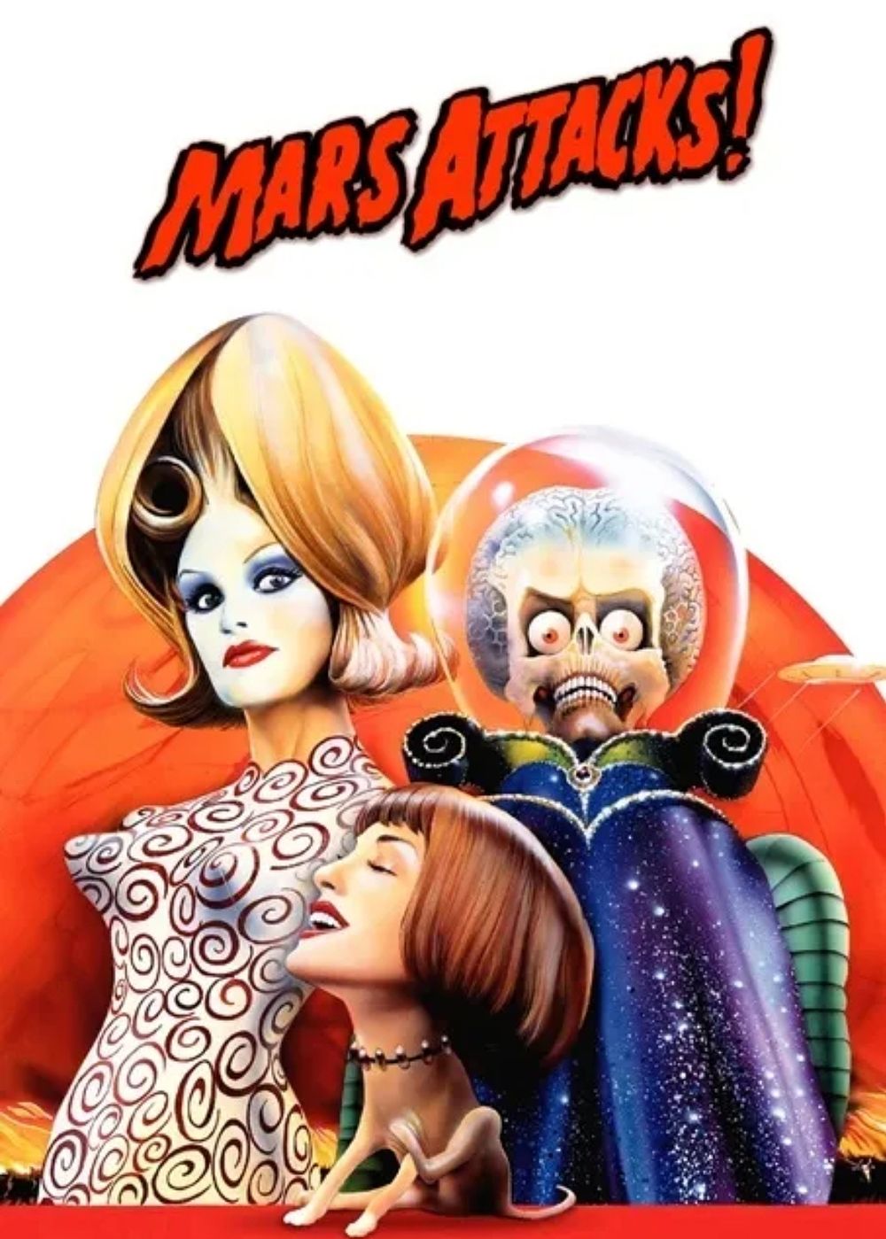 Lot 157: Mars attack high gloss print in cardboard sleeve