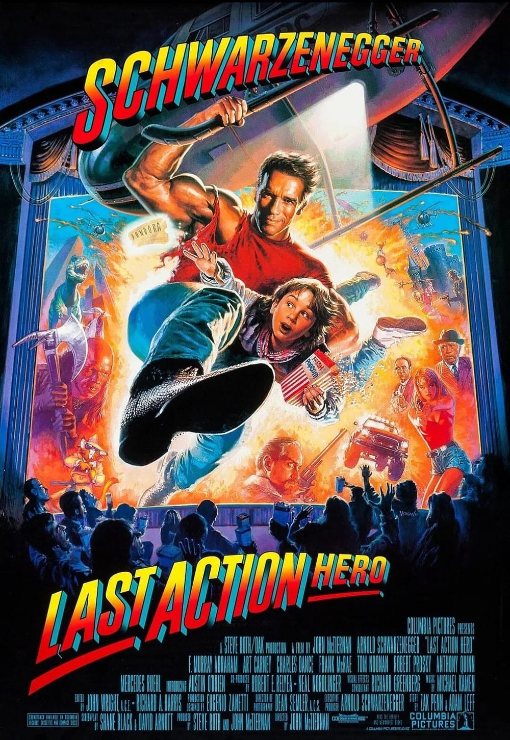 Lot 201: Last action man High Gloss print in cardboard sleeve
