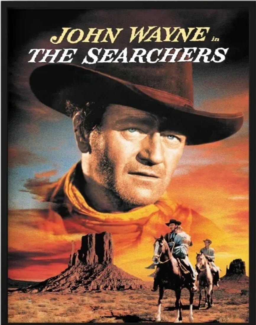Lot 213: John wayne searchers High Gloss print in cardboard sleeve