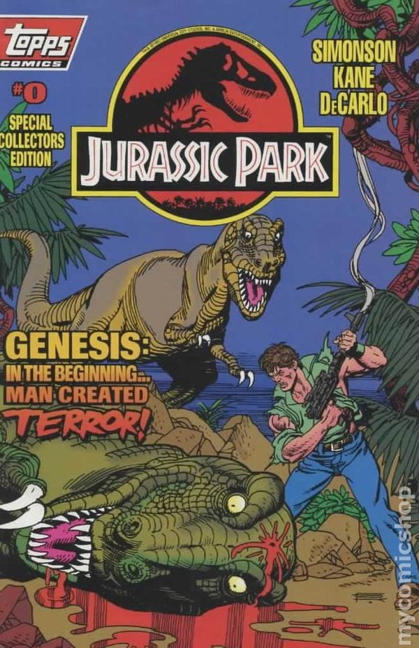 Lot 231: Jurassic high gloss print in cardboard backing sleeve