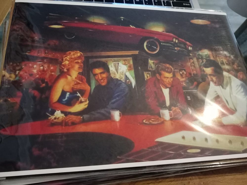 Lot 271: Pop icons High Gloss Print With Cardboard Backing sleeve