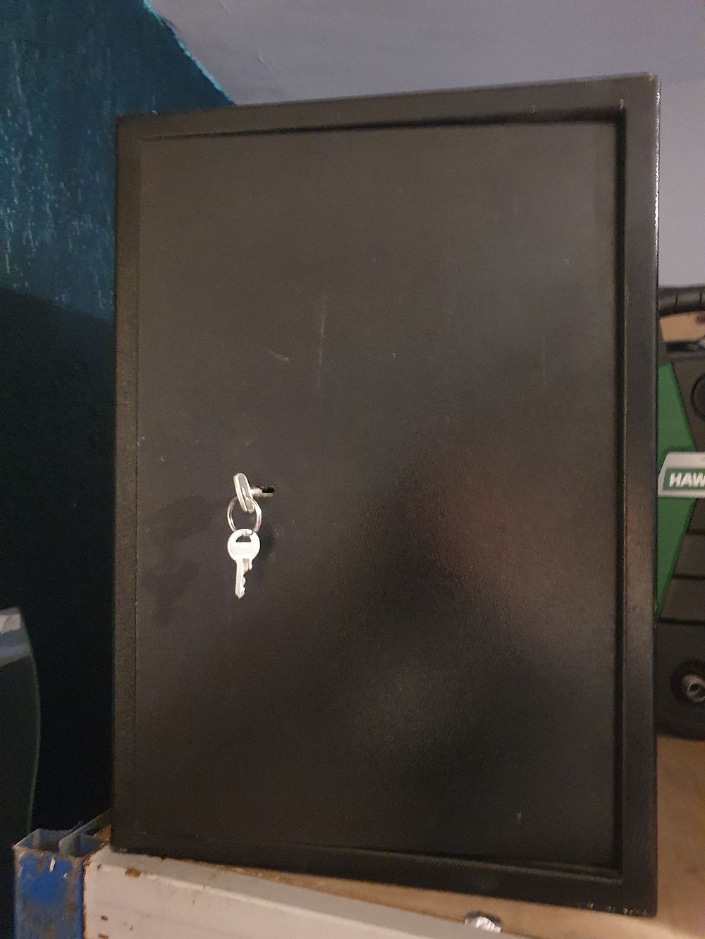 Lot 238: Large safe with key