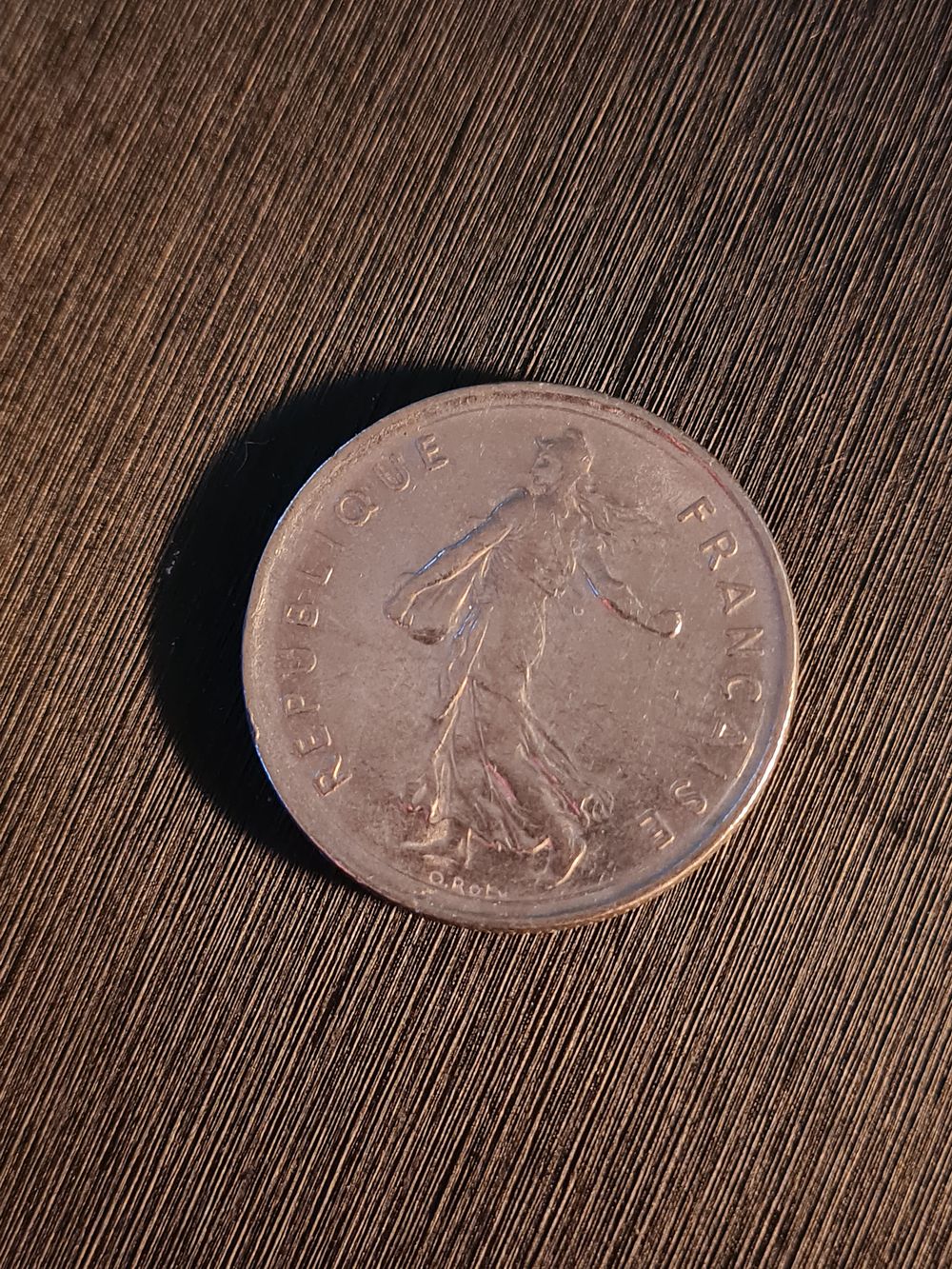 Lot 425: 1950s french coin