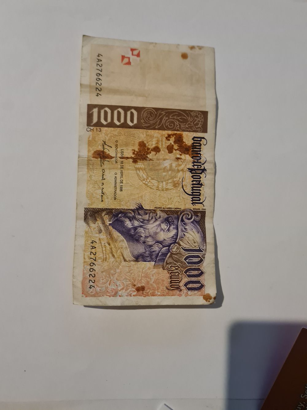 Lot 438: Portugal bank note