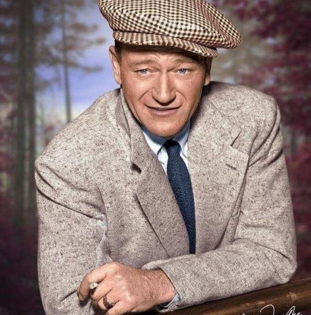 Lot 174: John wayne High gloss print in cardboard sleeve