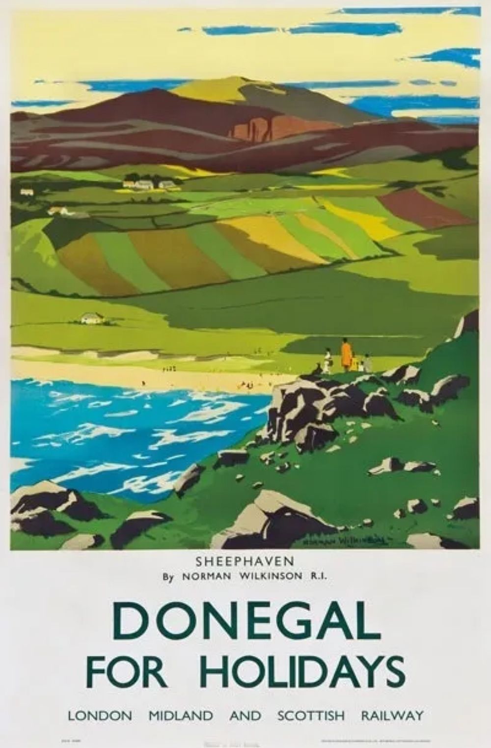 Lot 185: Donegal high gloss print in cardboard sleeve