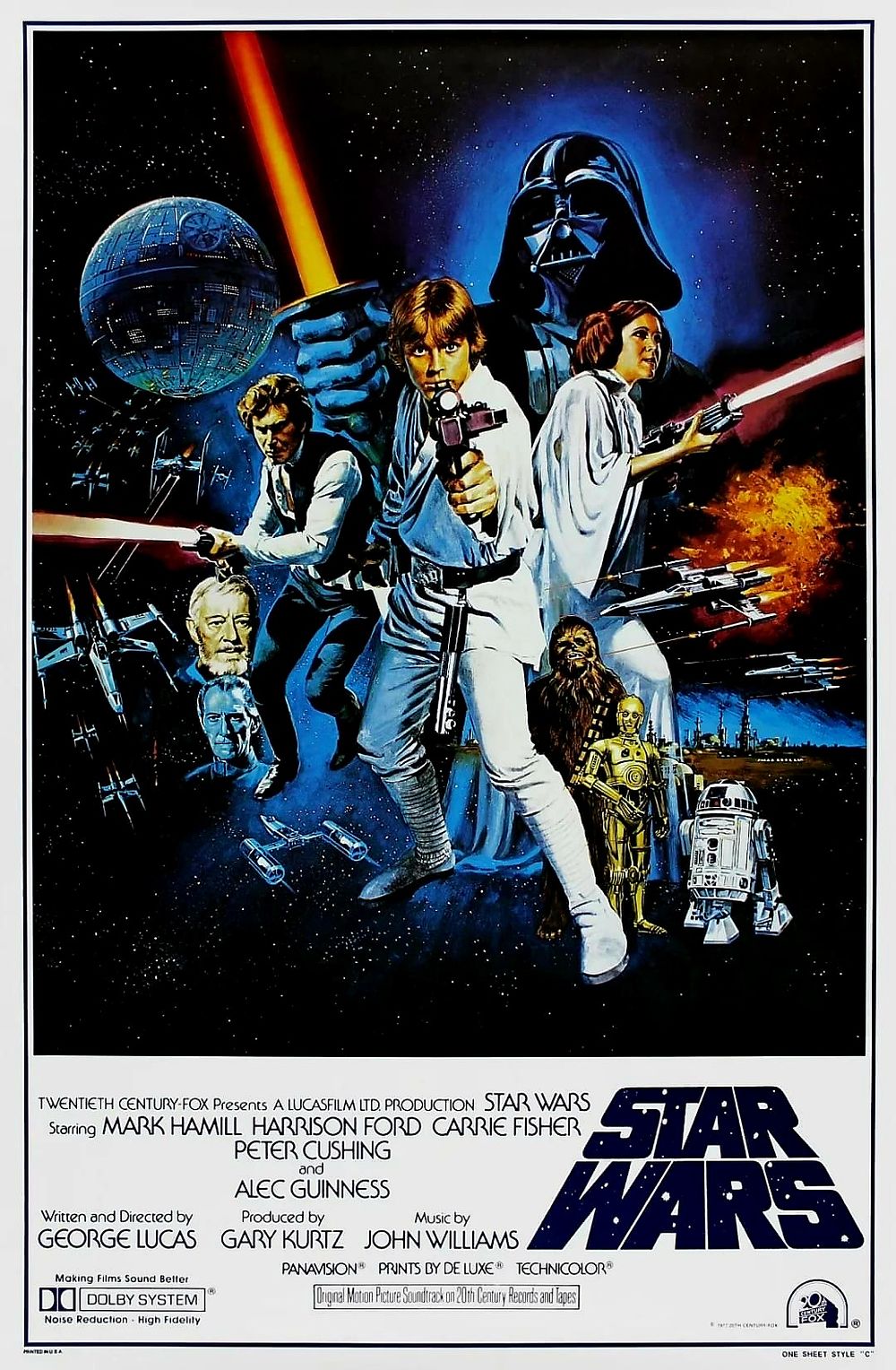 Lot 279: Star wars High Gloss Print in protective cardboard sleeve