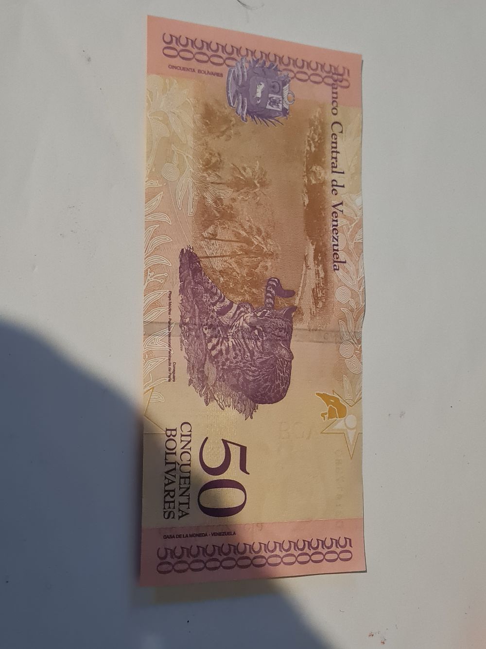 Lot 161: Venezuela bank note