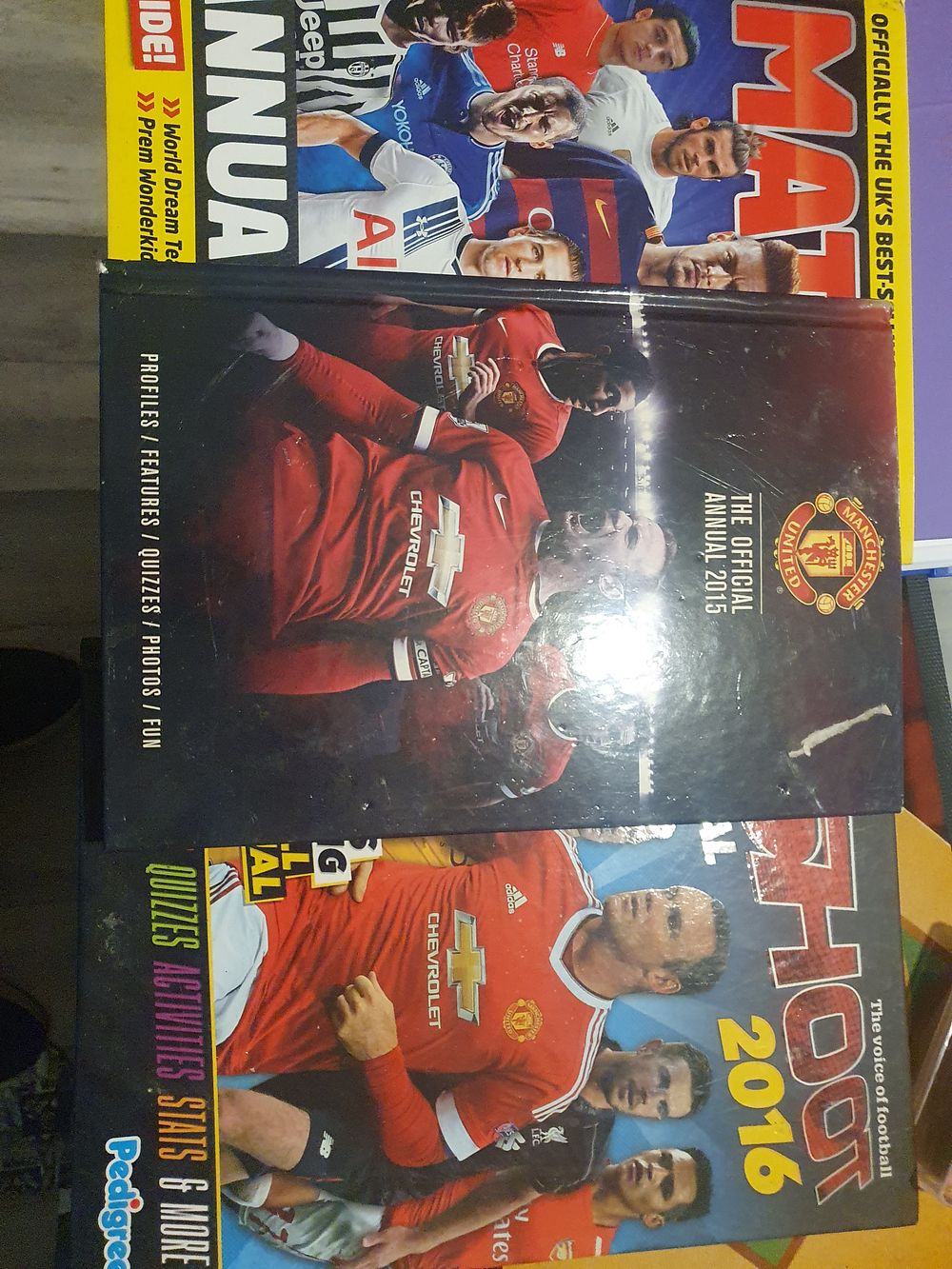Lot 216: 3 football annuals