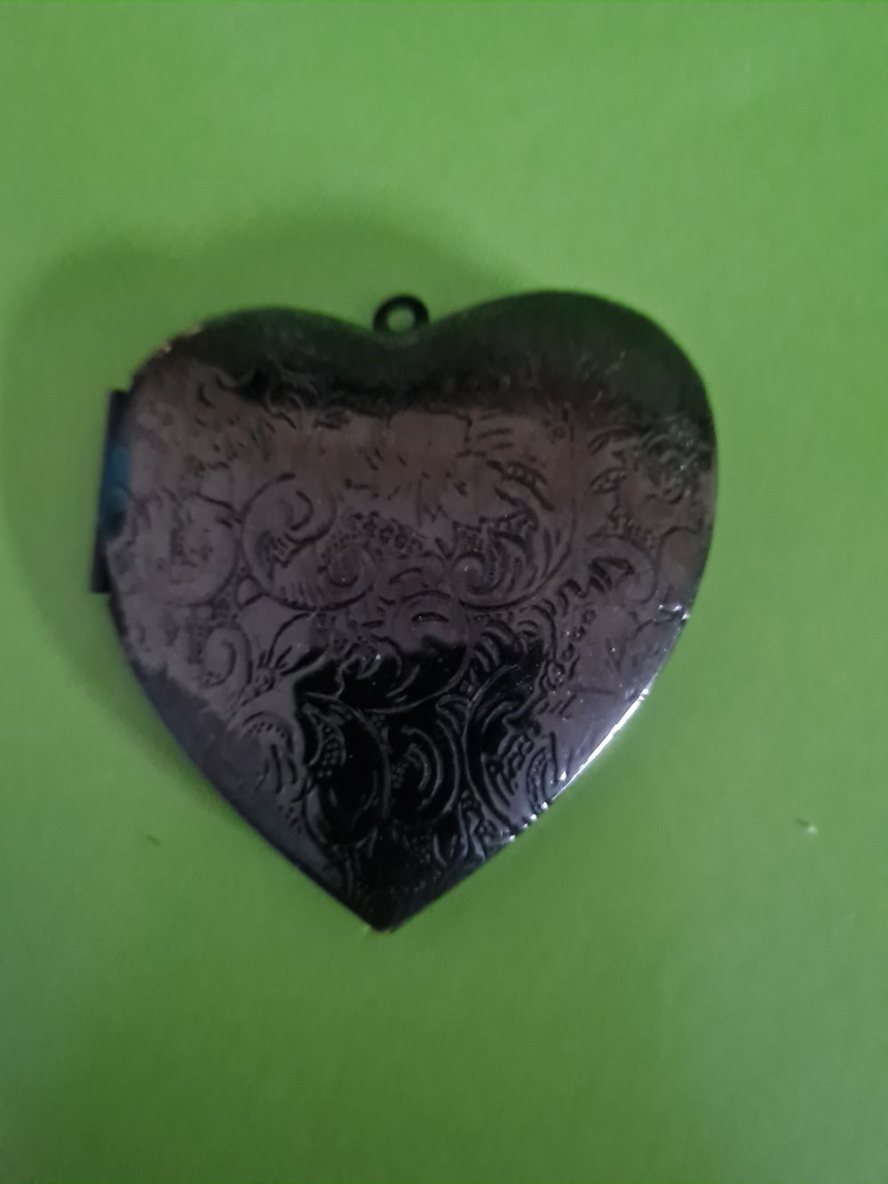 Lot 177: Large heart double pendant