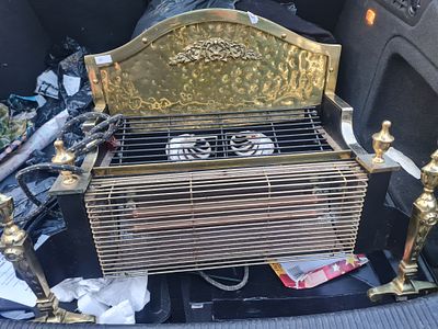 Vintage brass fire working