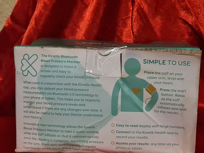 Boxed blood pressure machine