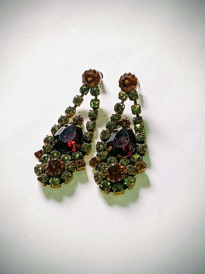 Beautiful multistone drop earrings