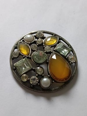 Vintage Multi stone pendant