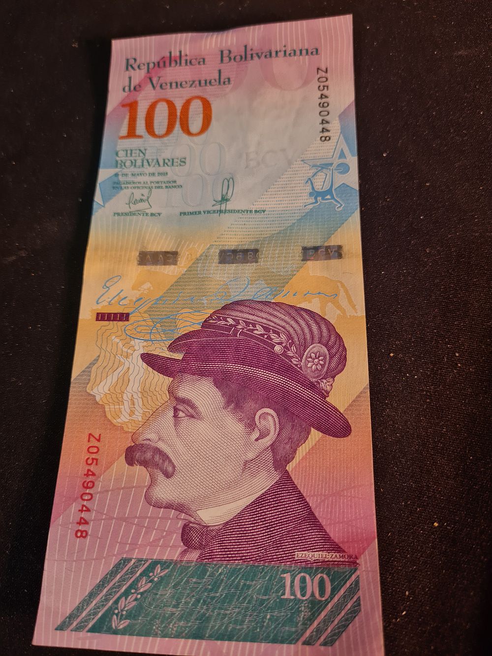 Lot 185: Venezuela bank note