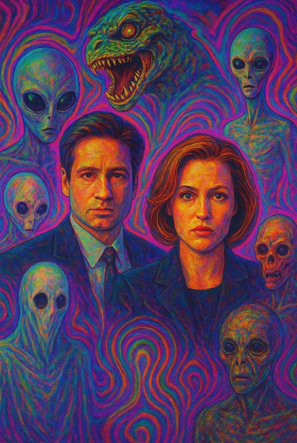 Lot 169: Xfiles High gloss print in cardboard sleeve