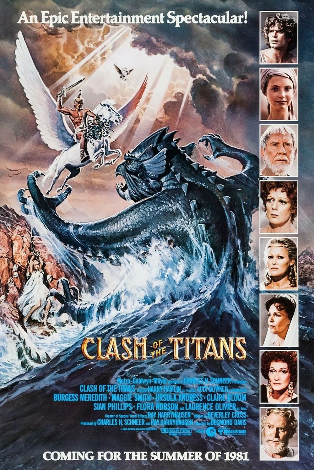Lot 243: Clash.of.titans high gloss print in cardboard sleeve