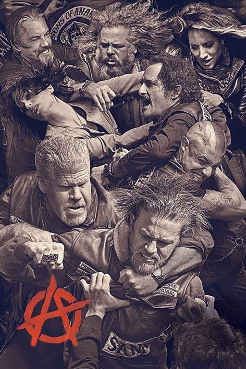 Lot 256: Sons of anarchy high gloss print in cardboard sleeve