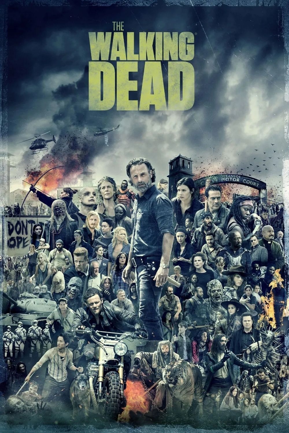 Lot 257: Walking dead high gloss print in cardboard sleeve