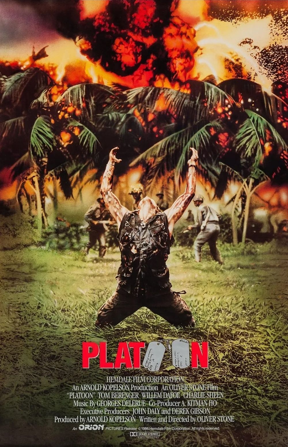 Lot 287: Platoon High Gloss print in cardboard sleeve