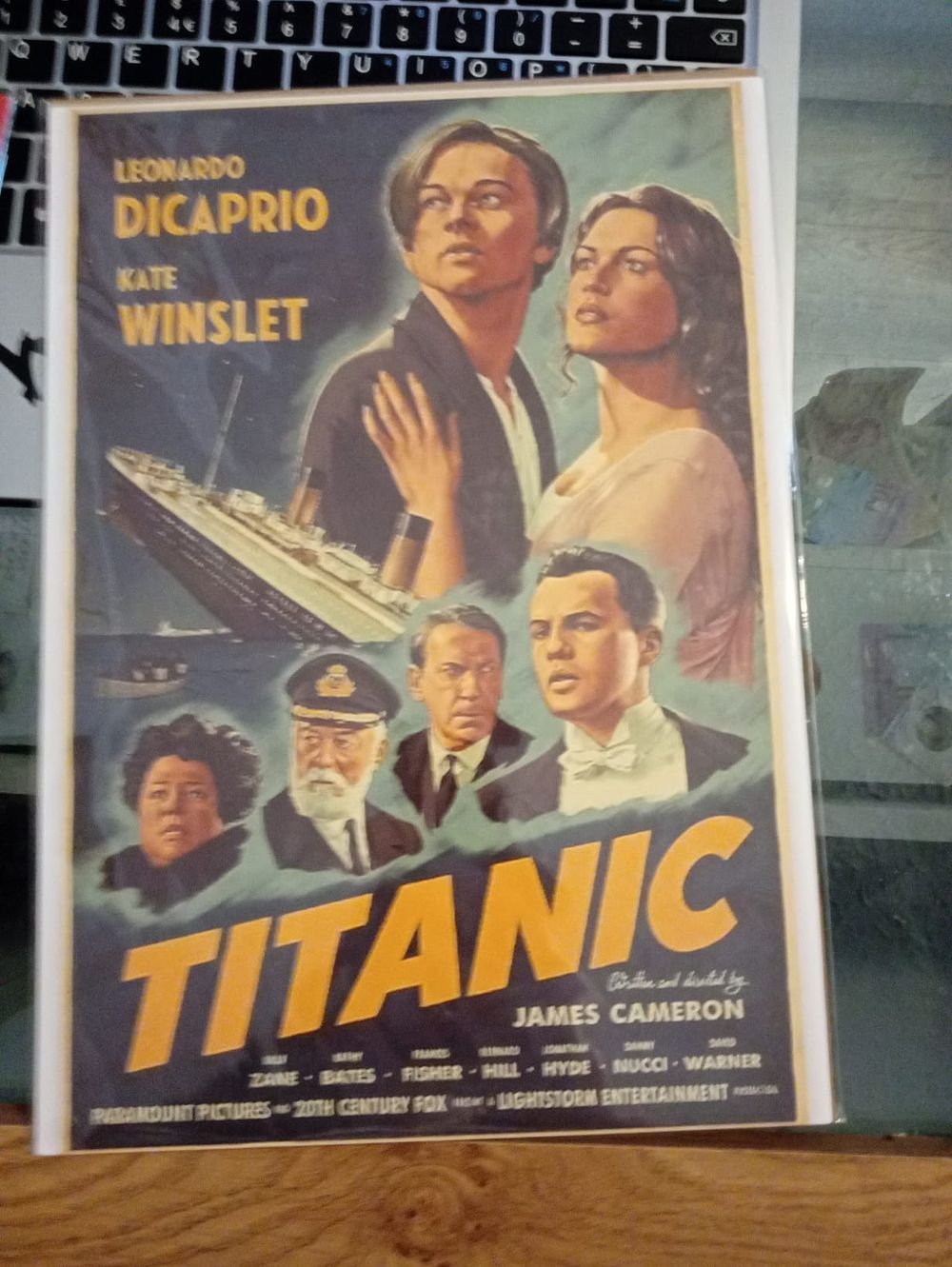 Lot 336: Titanic High Gloss Print With Cardboard Backing sleeve