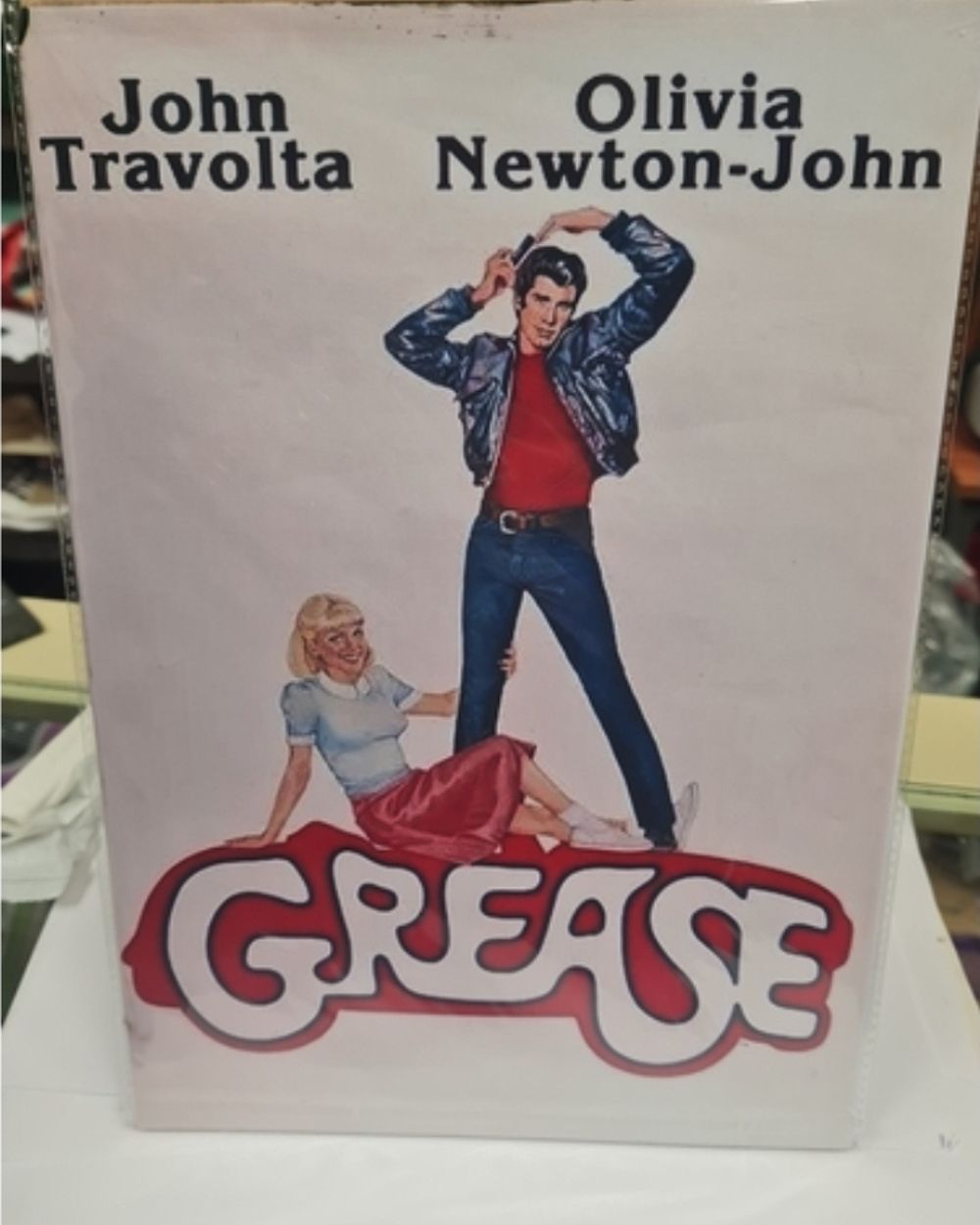 Lot 352: Grease  high gloss print in cardboard backing sleeve