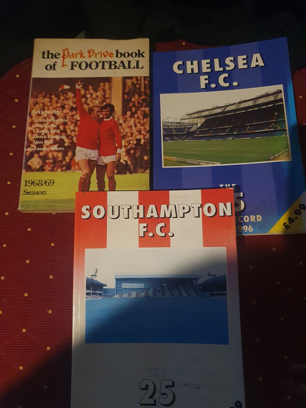 Lot 241: Vintage football books