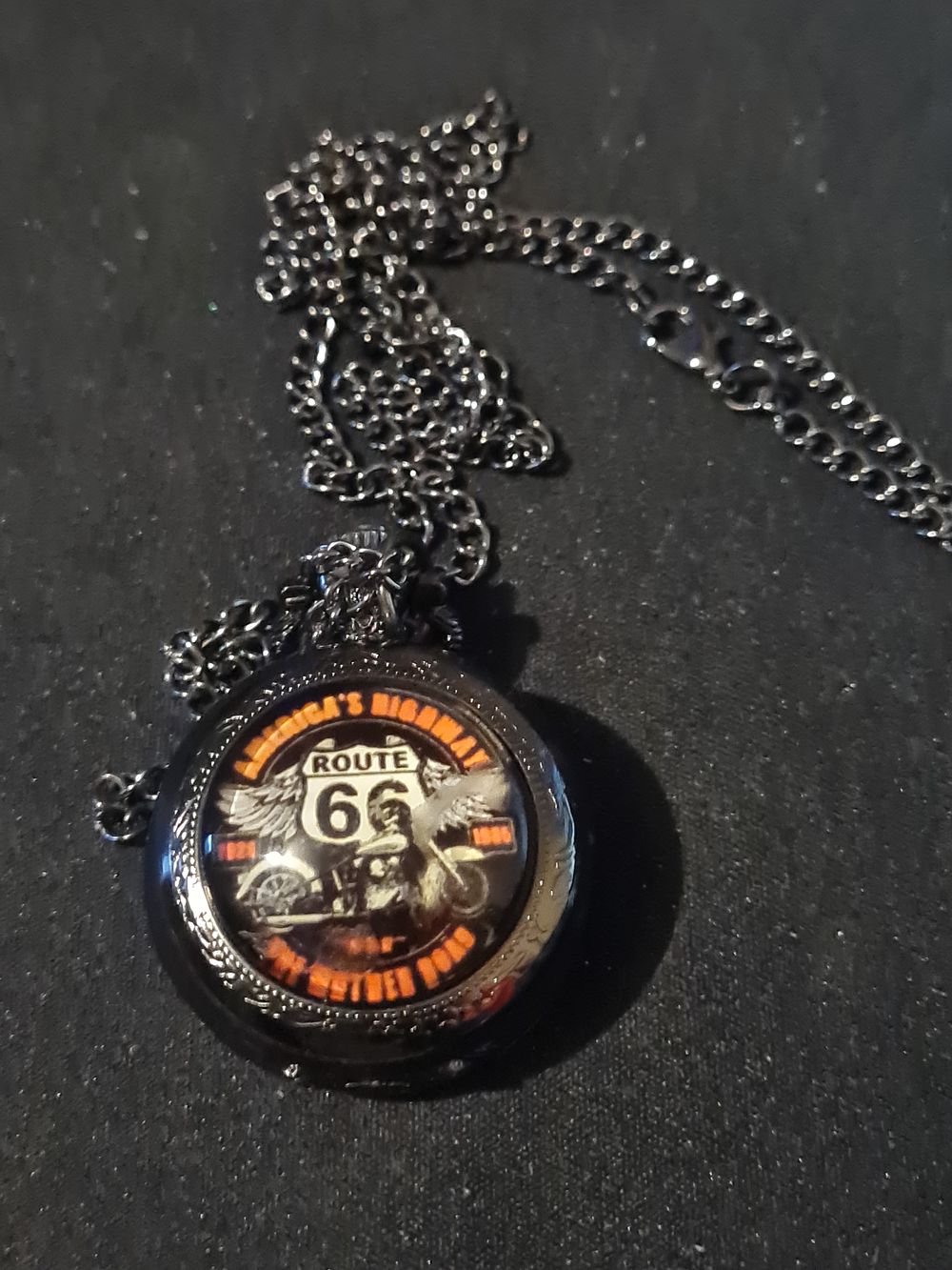 Lot 163: Route 66 pocket watch