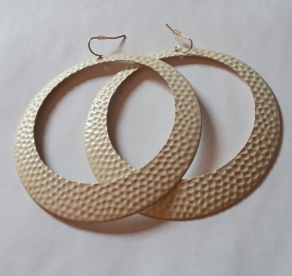 Lot 183: Large Hoop Earrings