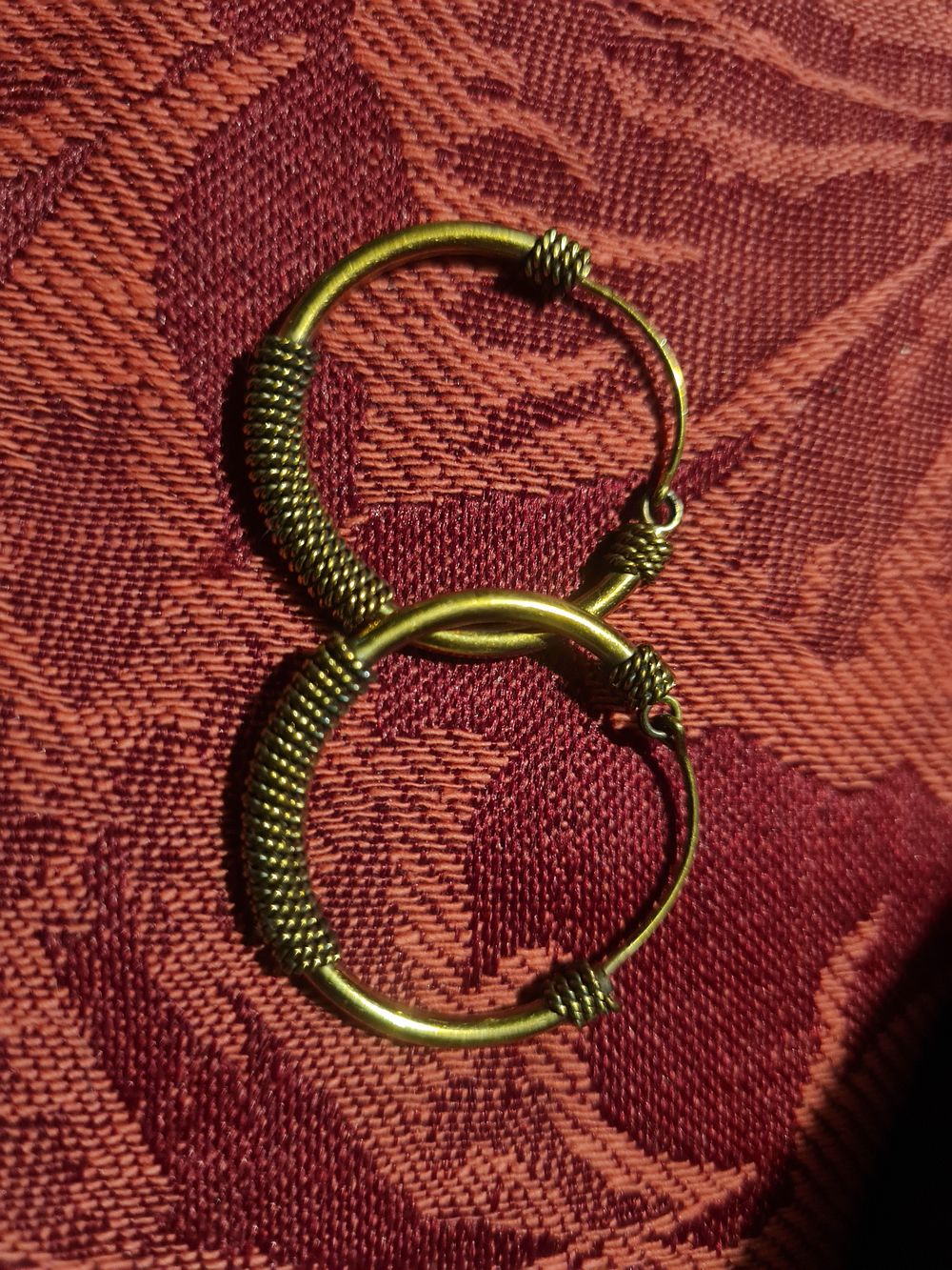 Lot 241: Vintage large earings