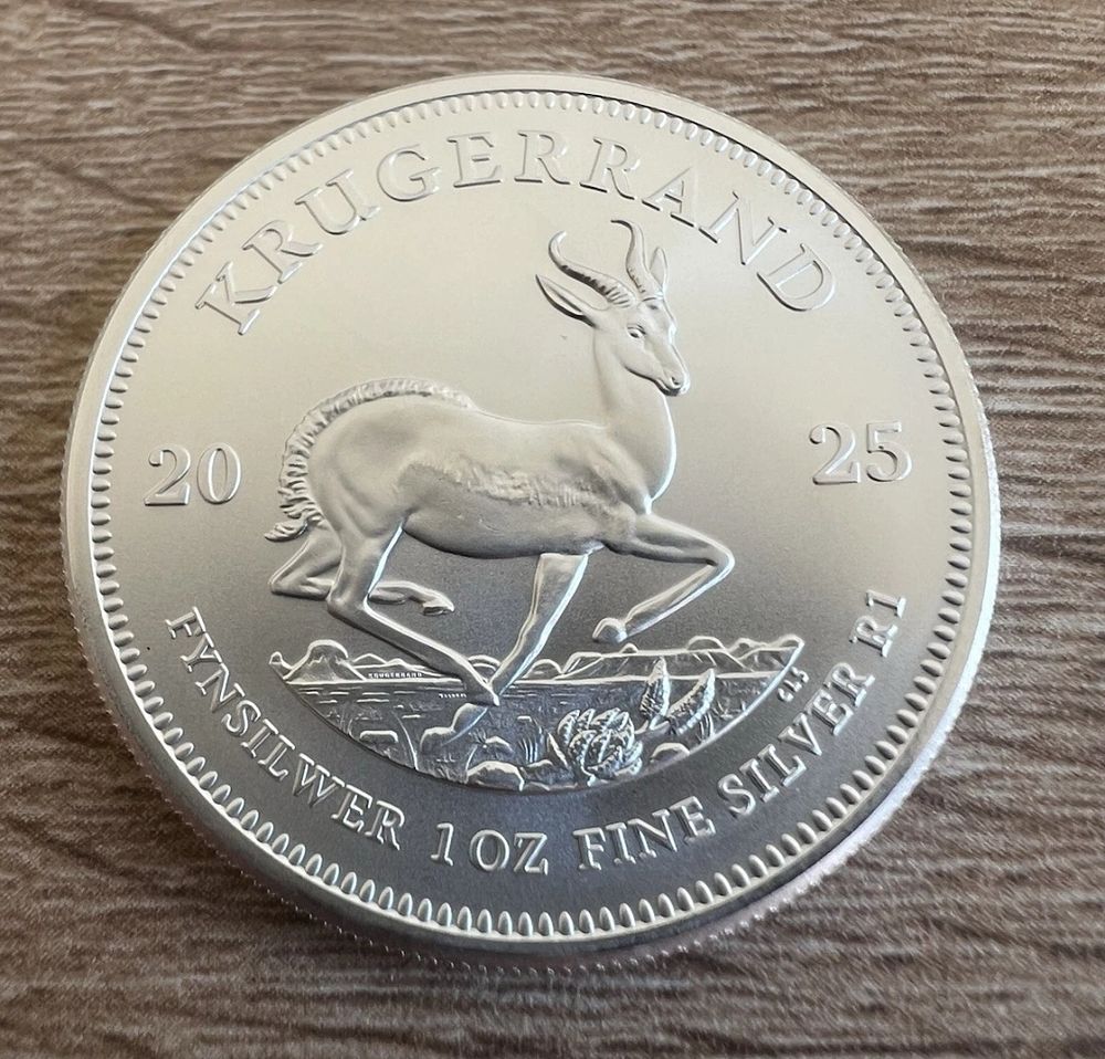 Lot 191: South Africa 1oz .999  Silver Krugerrand Coin