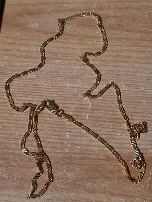 Fine 18k gold plated chain