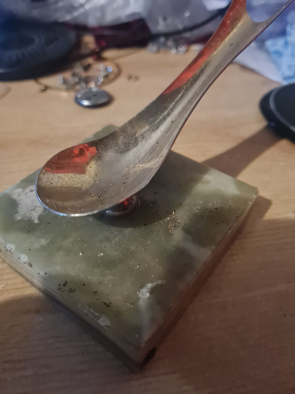 Lot 200: Vintage Onyx Tobacco Pipe Stand